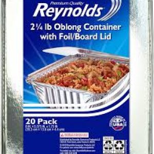 Reynolds Oblong Foil Take Out Containers 41991.15