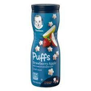 GERB PUFFS STRAW-APPLE 1.48 OZ 81655