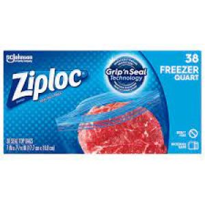 ZIPLOC FREEZER BAGS 38 83768.5