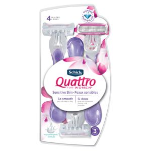 SCHICK QUATTRO WMN DISP 3CT SEN