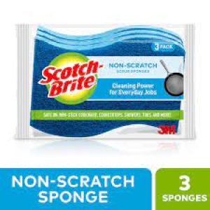 Scotch-Brite Zero Scratch Sponge, 24-count
