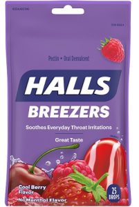 HALLS *BAG* BREEZERS COOL BERRY