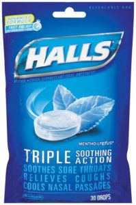 HALLS *BAG* MENTHO-LYPTUS-BLUE