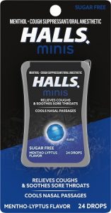 HALLS *MINIS* MENTHOL SUGAR FREE