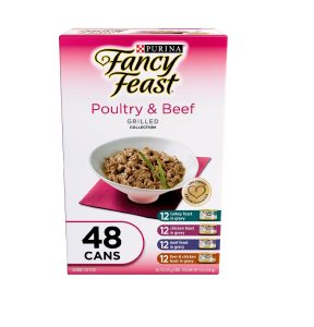 Purina Fancy Feast CNT 48*3OZ Canned Wet Cat Food, Variety Pack,