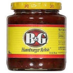 B&G HAMBURGER RELISH 10 FL OZ