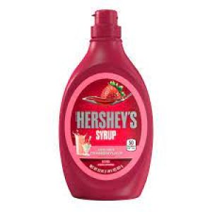 HERSHEY STRAWBERRY SYRUP 22 OZ