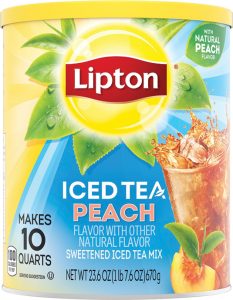 LIPT ICE T PEACH-10QT  23.6 OZ