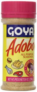 GOYA 16.5 OZ ADOBO W/SAFFRON SEASONING JAR