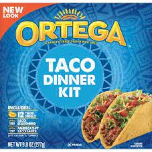 ‘ORTEGA 12*8.9 OZ #51946 TACO DINNER KIT
