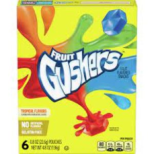 GUSHER’S FRUIT SNACK CNT 42