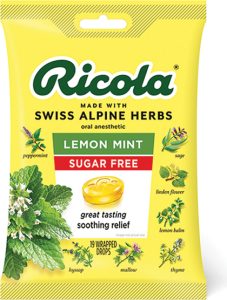 RICOLA SF LEMON MINT  19 CT