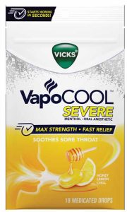VICKS VAPO COOL HNY LEM  18 CT