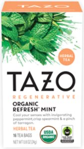 TAZO ORG REFRESH MINT  0.8 OZ
