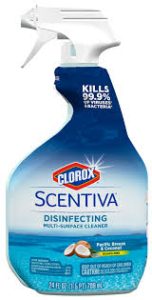 CLOROX SPRAY 24 OZ #32458 BREEZE & COCONUT DISINFEC