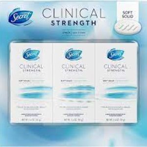 Secret Clinical Soft Solid Antiperspirant and Deodorant, Light & Fresh, 1.6 oz.