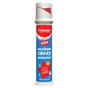 Colgate Kids Toothpaste Pump, Maximum Cavity Protection, Bubble Fruit, 4.4 oz