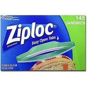 ZIPLOC SANDWICH 145 CNT