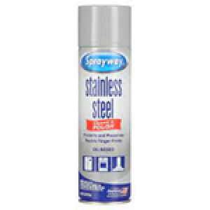 Sprayway Stainless Steel Cleaner and Polisher, 15 oz.