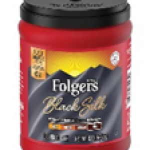 FOLGER BLACK SILK  9.6 OZ