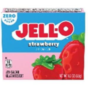 JELLO STRAWBERY SUG FREE 0.3 OZ