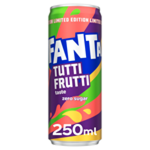 FANTA TUTTI FRUTTI ZERO SUGAR 250ML