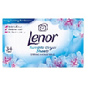 LENOR TUMBLE DRYER SHEETS SPRING AWAKENING 34’S