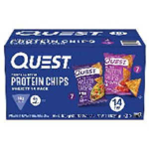 Quest Tortilla-Style 19g Protein Chips, Variety Pack 14