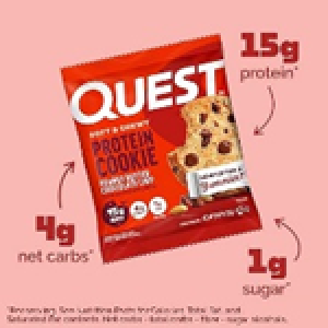 Quest Bake Shop, Chocolate Chip Muffins, 10g Protein, 2g Net Carbs, Less than 1g Sugar