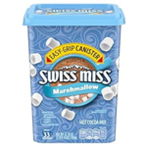 Swiss Miss Hot Cocoa Drink Mix, Milk Chocolate with Marshmallows, 37.18 oz Easy-Grip Canister