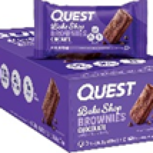 Quest Bake Shop, Chocolate Brownies, 10g Protein, 2g Net Carbs, 1g Sugar,