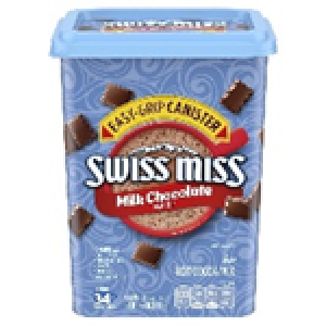 Swiss Miss Milk Chocolate Flavor Hot Cocoa Mix Canister, 38.27 oz
