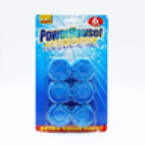 POWER HOUSE TOILET BLOCK BLUE 6PK