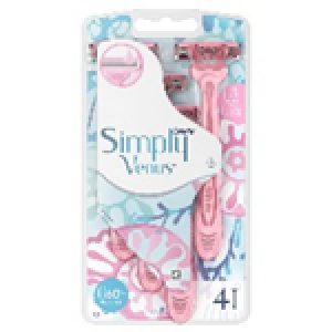 GILLETTE RAZORS DISPOSABLE VENUS 3 4S