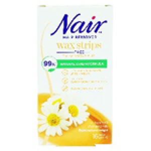 NAIR FACIAL WAX STRIPS (C) 16’S
