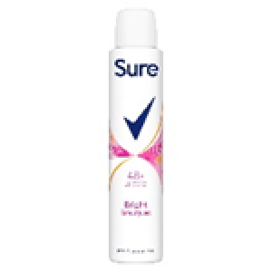 SURE A/P DEODORANT BRIGHT BOUQUET 200ML