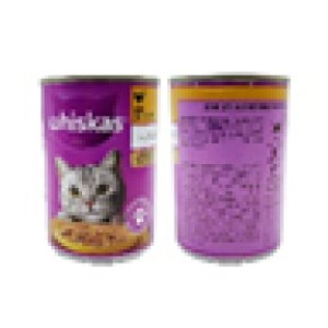 WHISKAS CAT FOOD CHICKEN IN JELLY 21/10/26 400GM