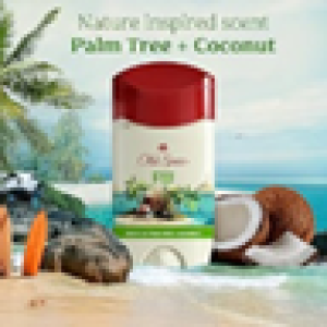 Old Spice Fiji Antiperspirant Deodorant, Palm Tree + Coconut, 2.6 oz.